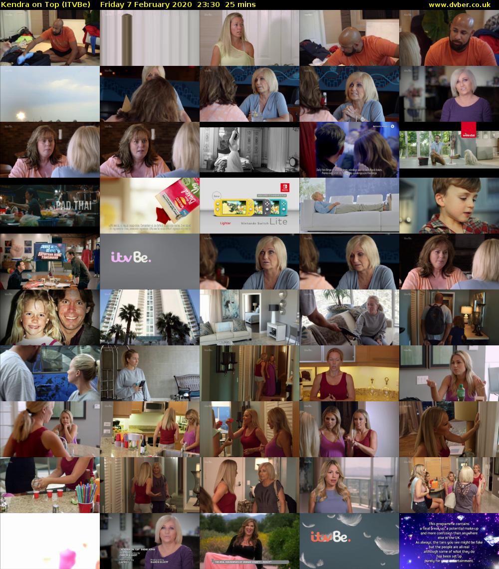 Kendra on Top (ITVBe) Friday 7 February 2020 23:30 - 23:55