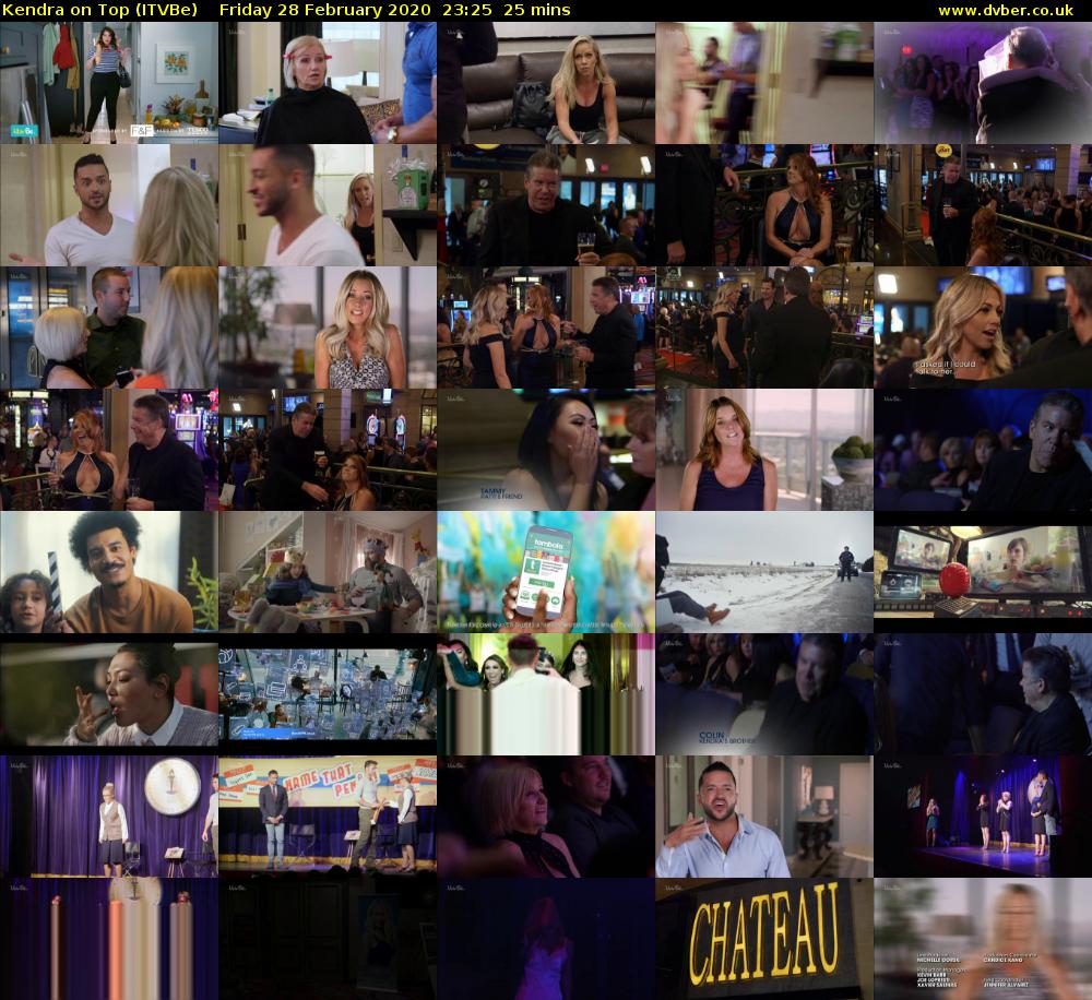 Kendra on Top (ITVBe) Friday 28 February 2020 23:25 - 23:50