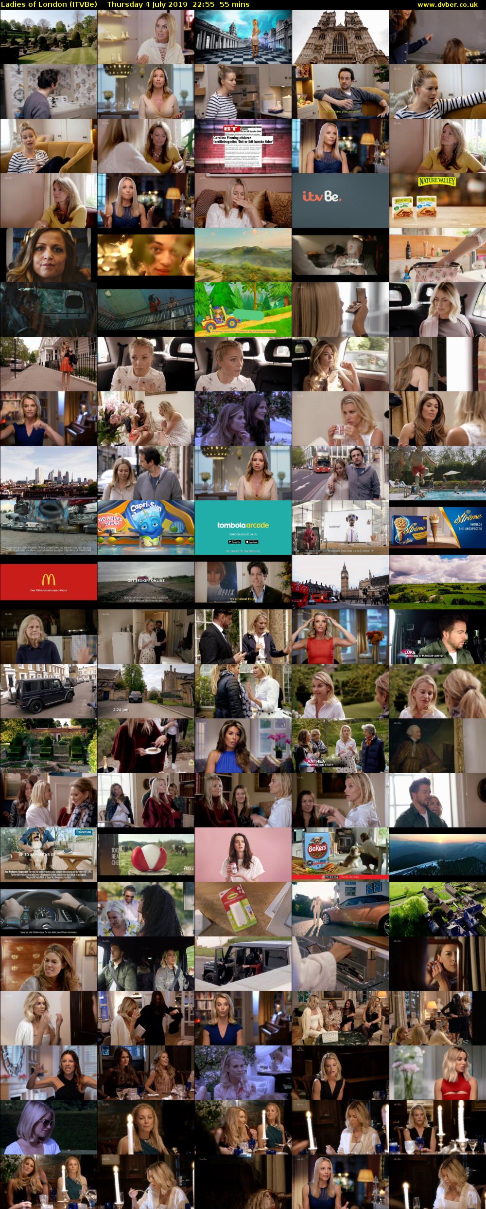 Ladies of London (ITVBe) Thursday 4 July 2019 22:55 - 23:50