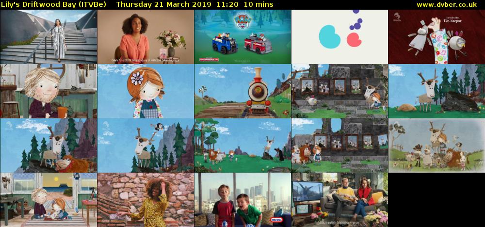 Lily's Driftwood Bay (ITVBe) Thursday 21 March 2019 11:20 - 11:30