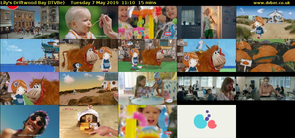 Lily's Driftwood Bay (ITVBe) Tuesday 7 May 2019 11:10 - 11:25
