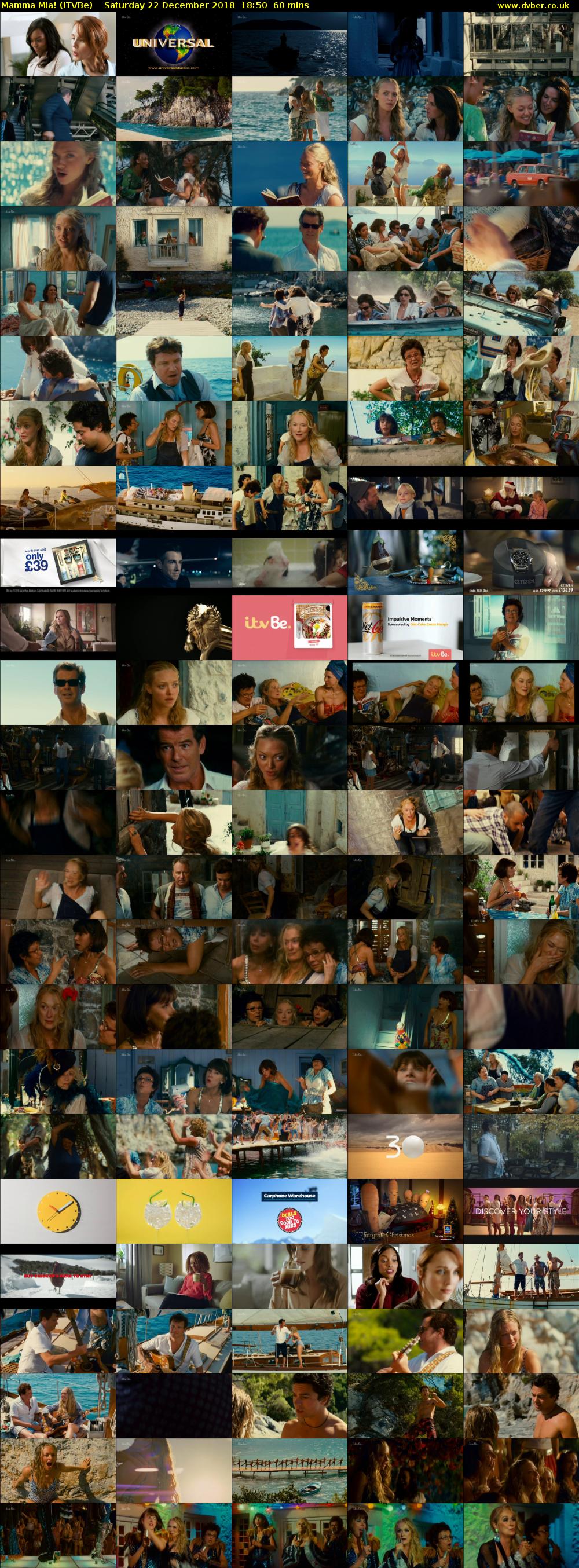 Mamma Mia! (ITVBe) Saturday 22 December 2018 18:50 - 19:50