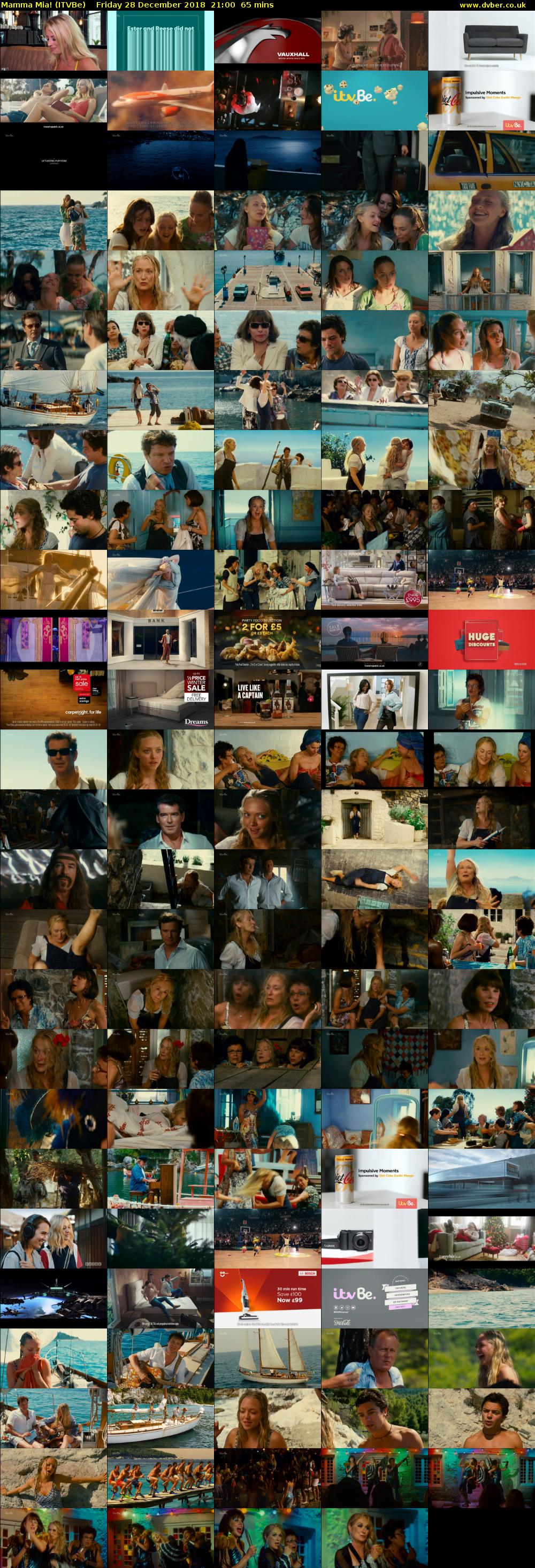 Mamma Mia! (ITVBe) Friday 28 December 2018 21:00 - 22:05