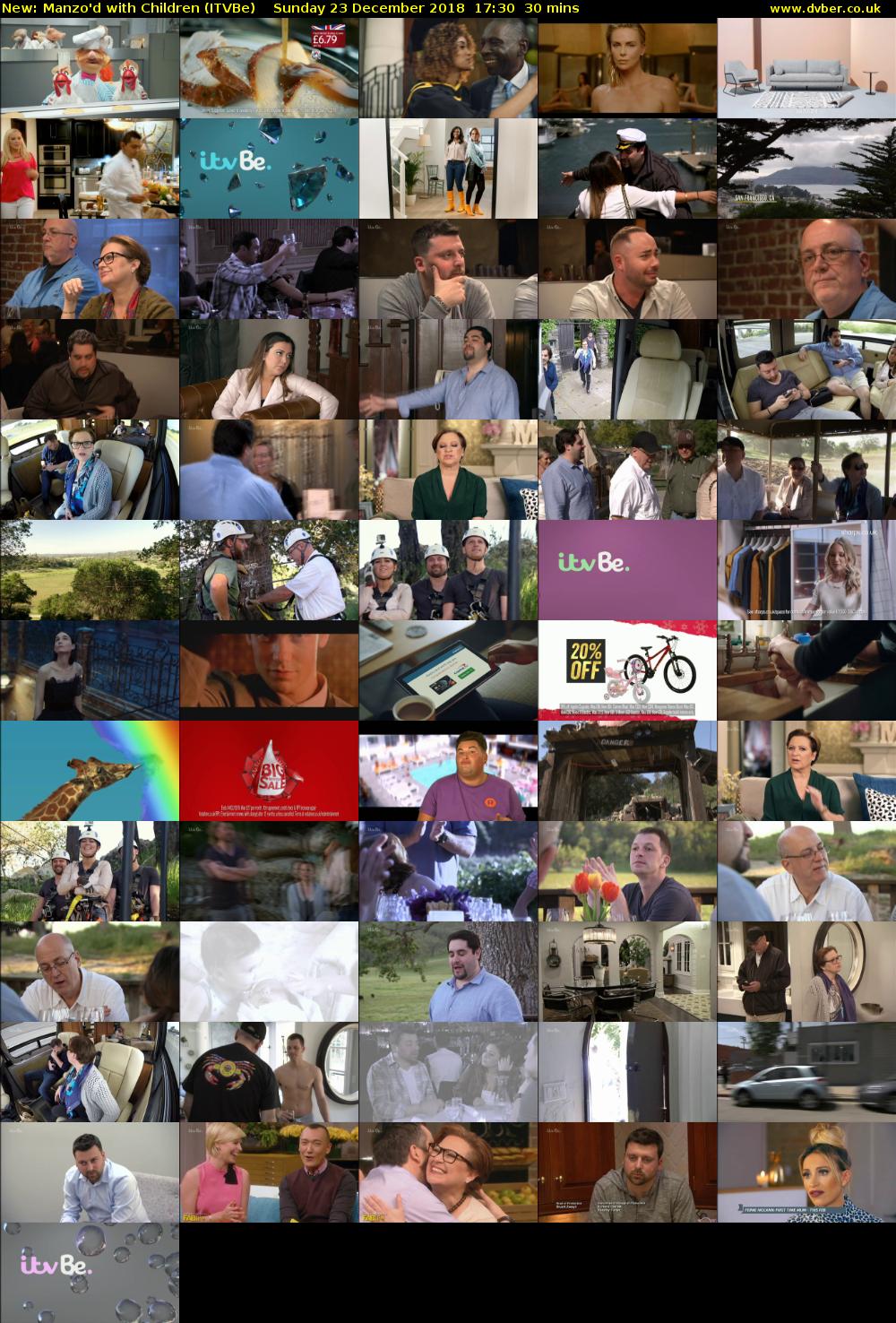 Manzo'd with Children (ITVBe) Sunday 23 December 2018 17:30 - 18:00