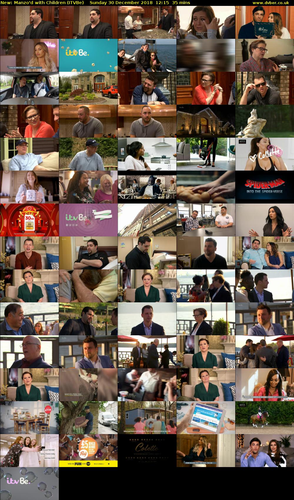 Manzo'd with Children (ITVBe) Sunday 30 December 2018 12:15 - 12:50