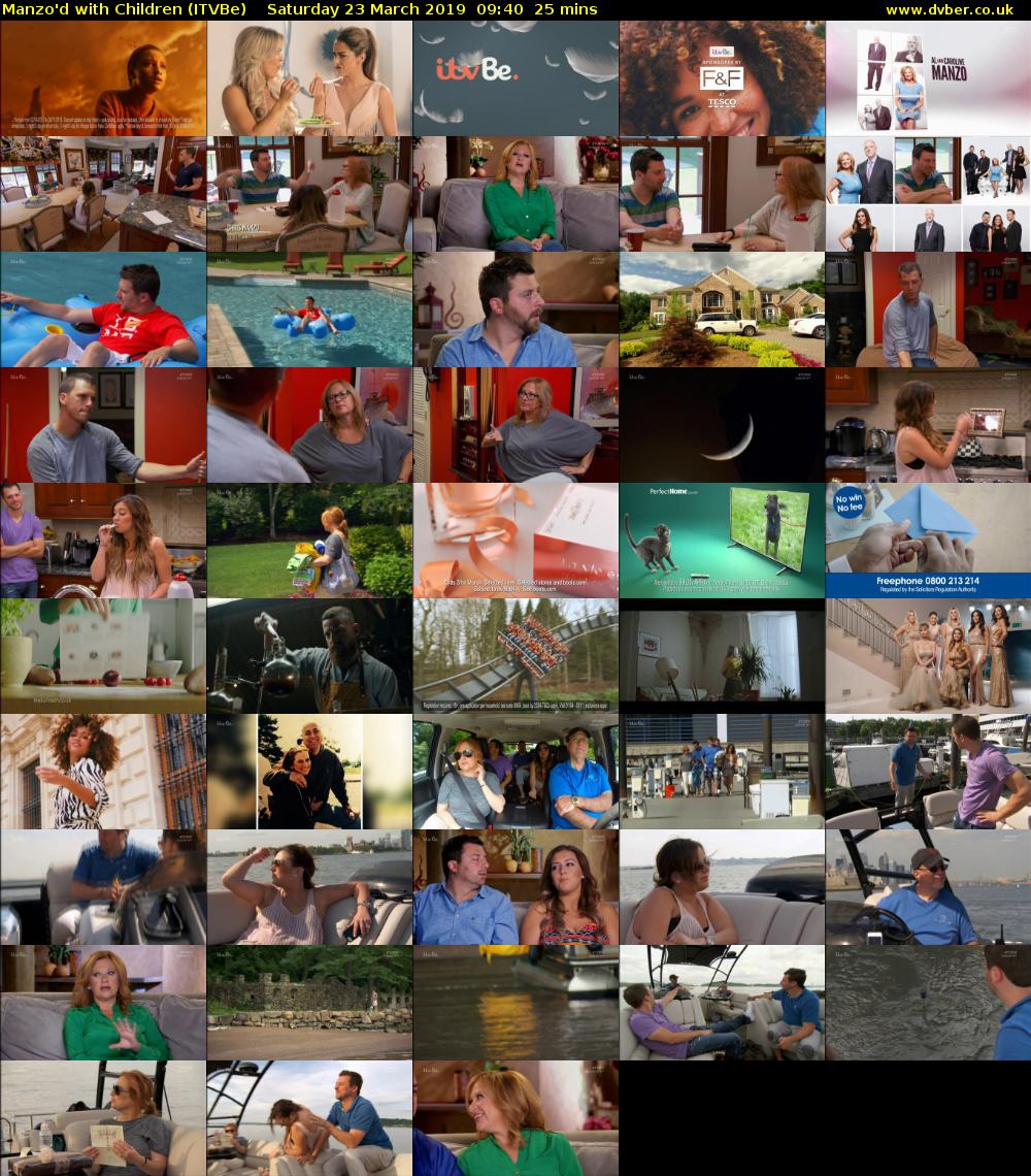 Manzo'd with Children (ITVBe) Saturday 23 March 2019 09:40 - 10:05