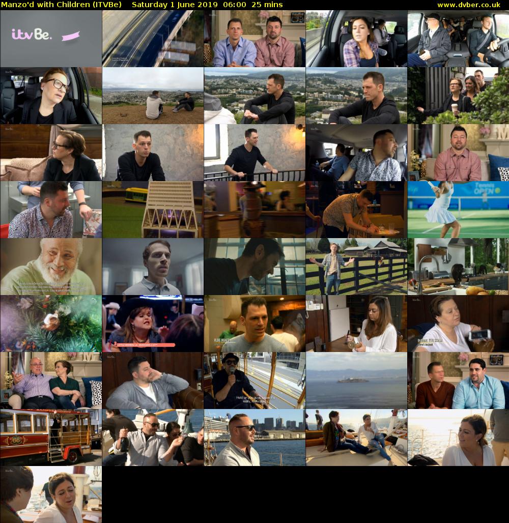 Manzo'd with Children (ITVBe) Saturday 1 June 2019 06:00 - 06:25