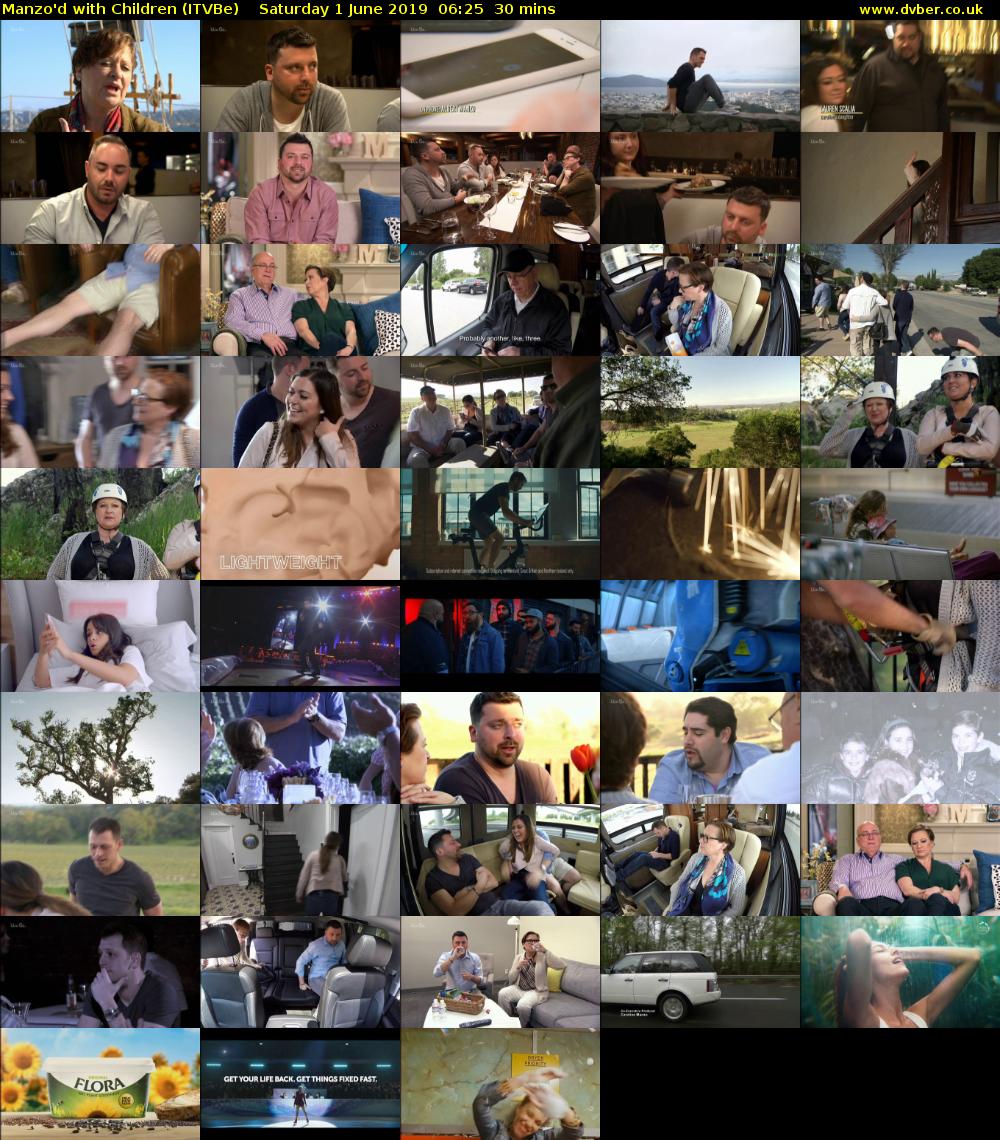 Manzo'd with Children (ITVBe) Saturday 1 June 2019 06:25 - 06:55