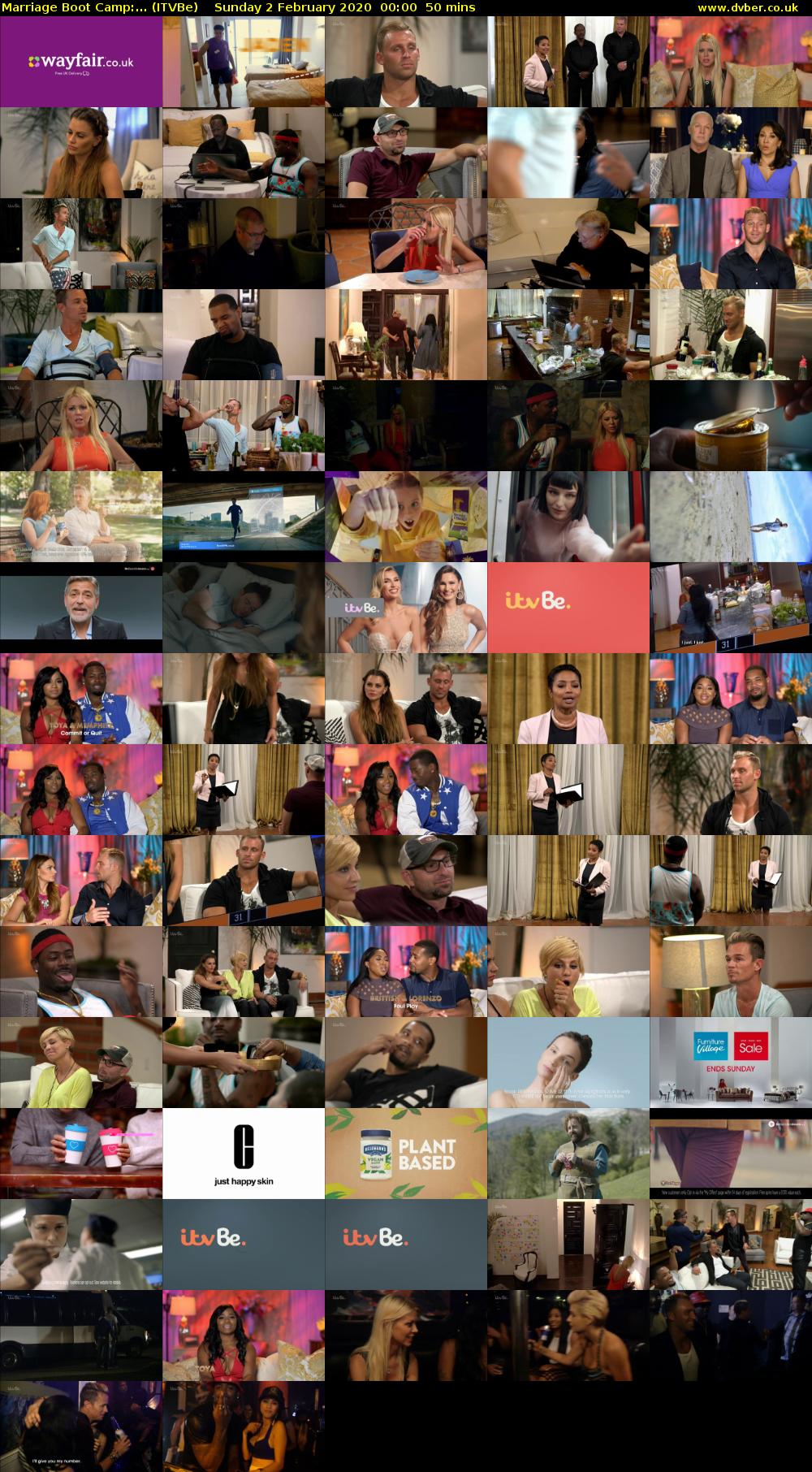 Marriage Boot Camp:... (ITVBe) Sunday 2 February 2020 00:00 - 00:50