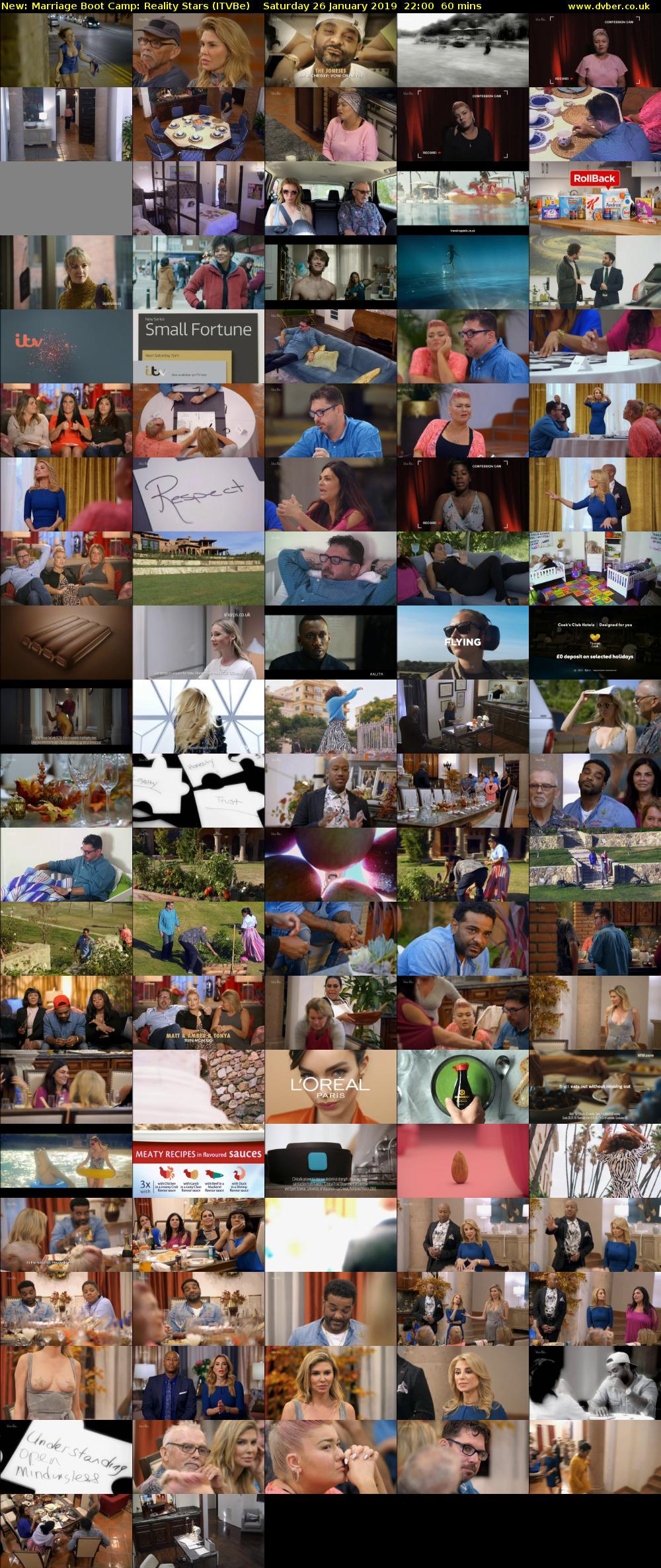 Marriage Boot Camp: Reality Stars (ITVBe) Saturday 26 January 2019 22:00 - 23:00