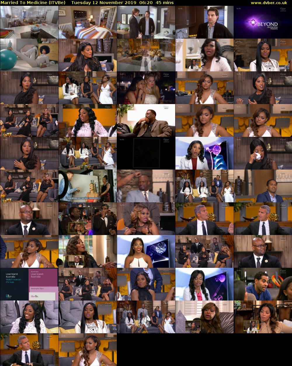 Married To Medicine (ITVBe) Tuesday 12 November 2019 06:20 - 07:05
