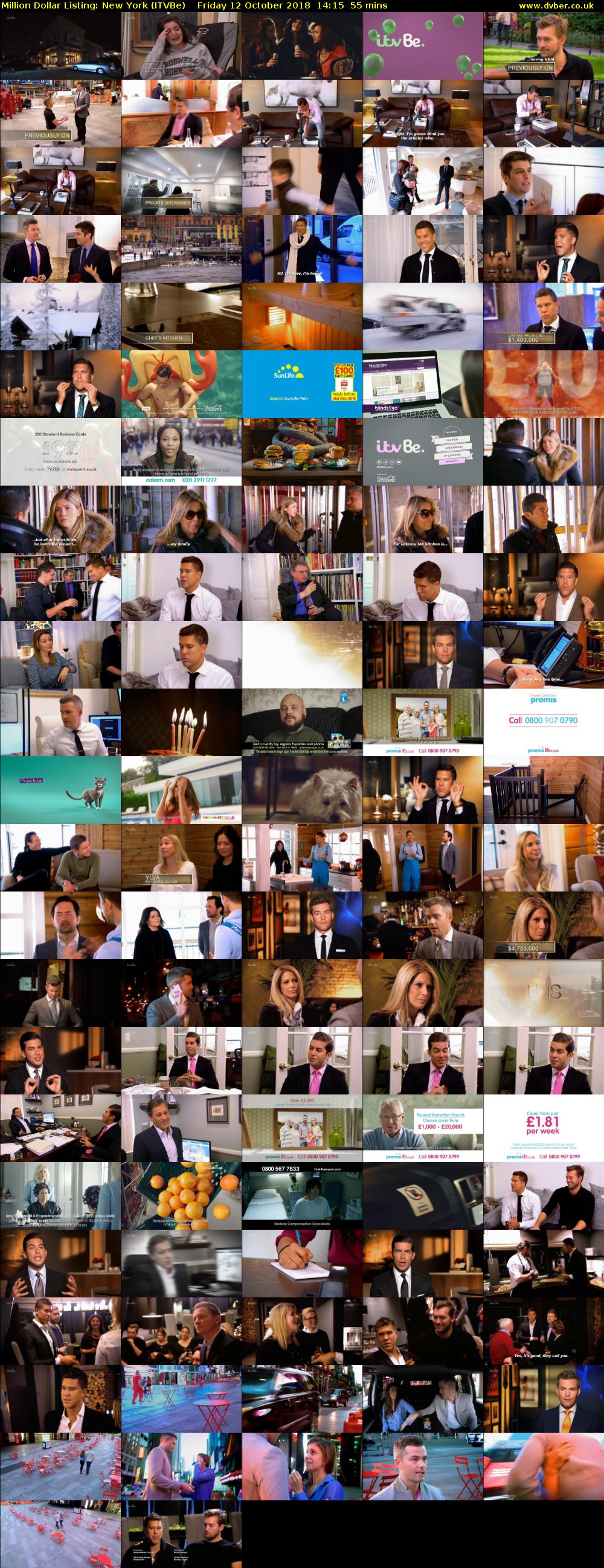 Million Dollar Listing: New York (ITVBe) Friday 12 October 2018 14:15 - 15:10
