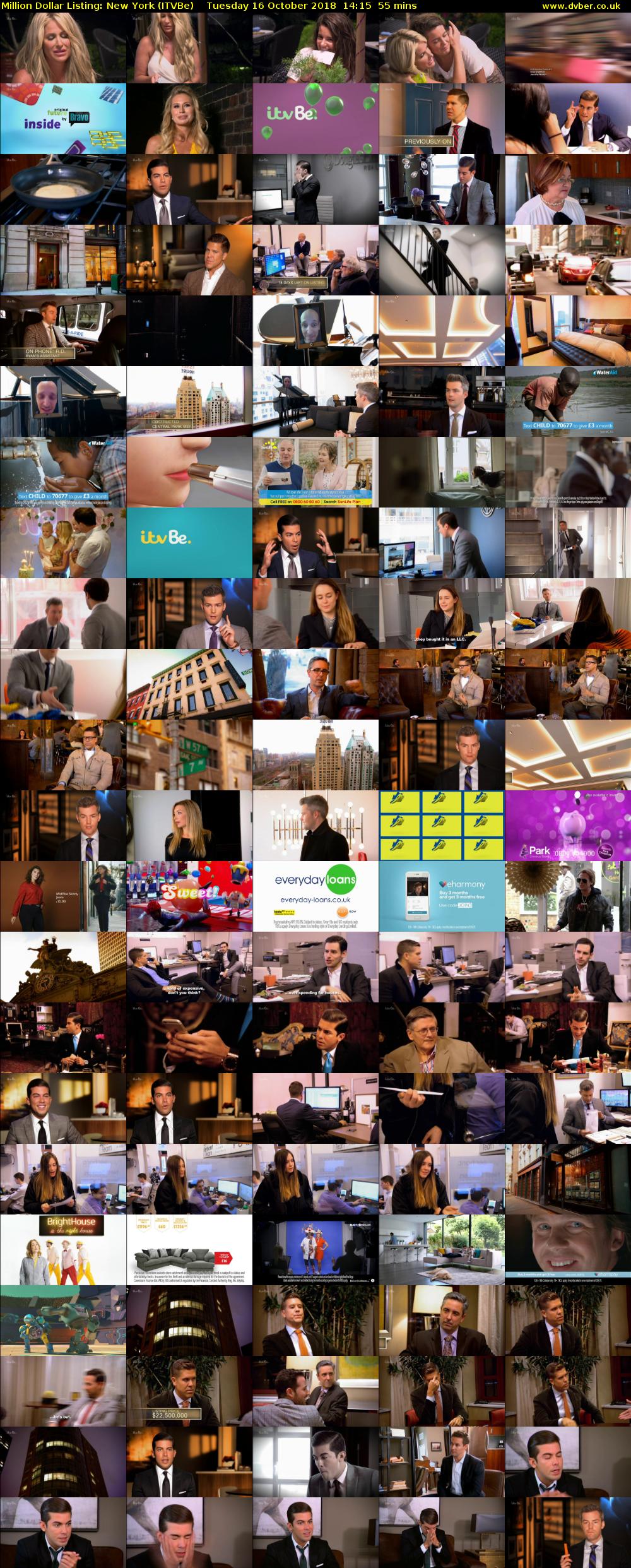 Million Dollar Listing: New York (ITVBe) Tuesday 16 October 2018 14:15 - 15:10