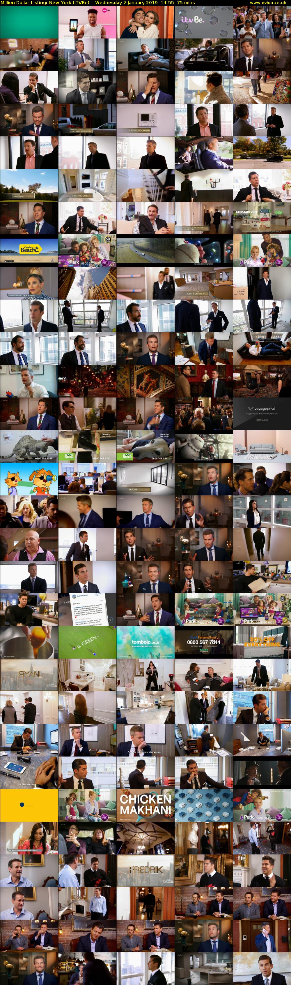 Million Dollar Listing: New York (ITVBe) Wednesday 2 January 2019 14:55 - 16:10