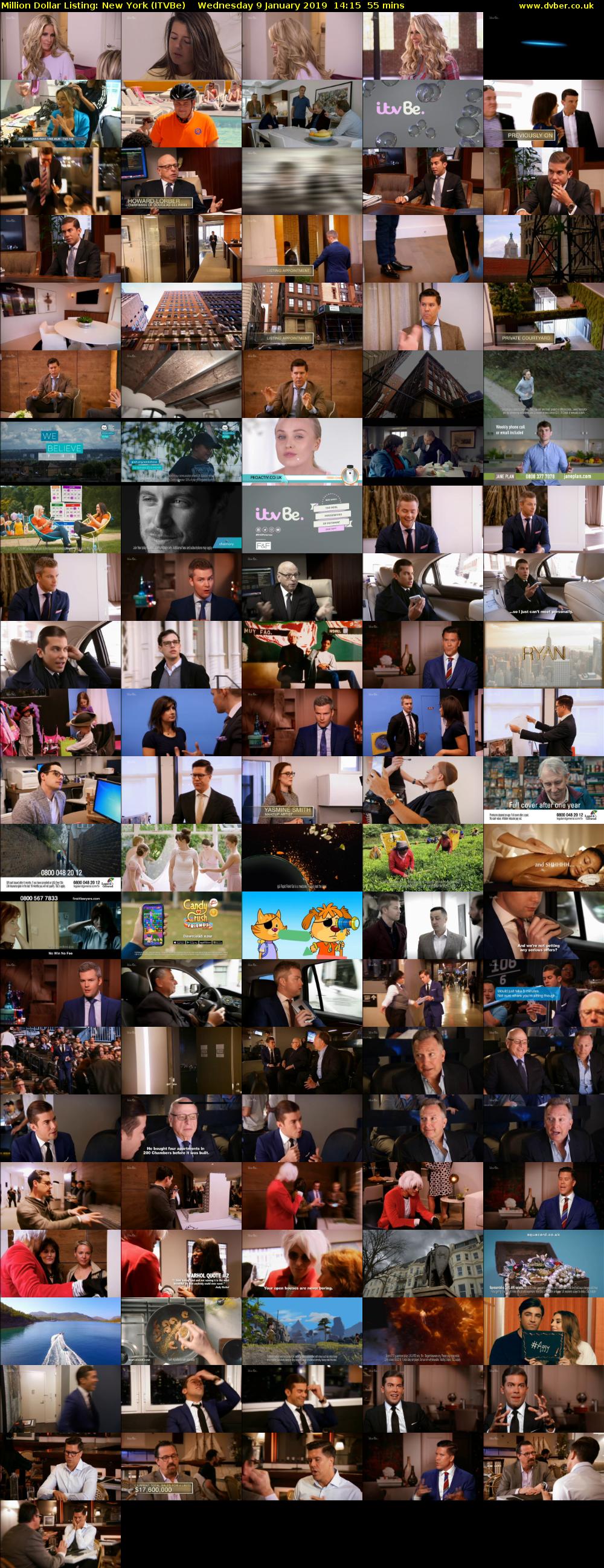 Million Dollar Listing: New York (ITVBe) Wednesday 9 January 2019 14:15 - 15:10