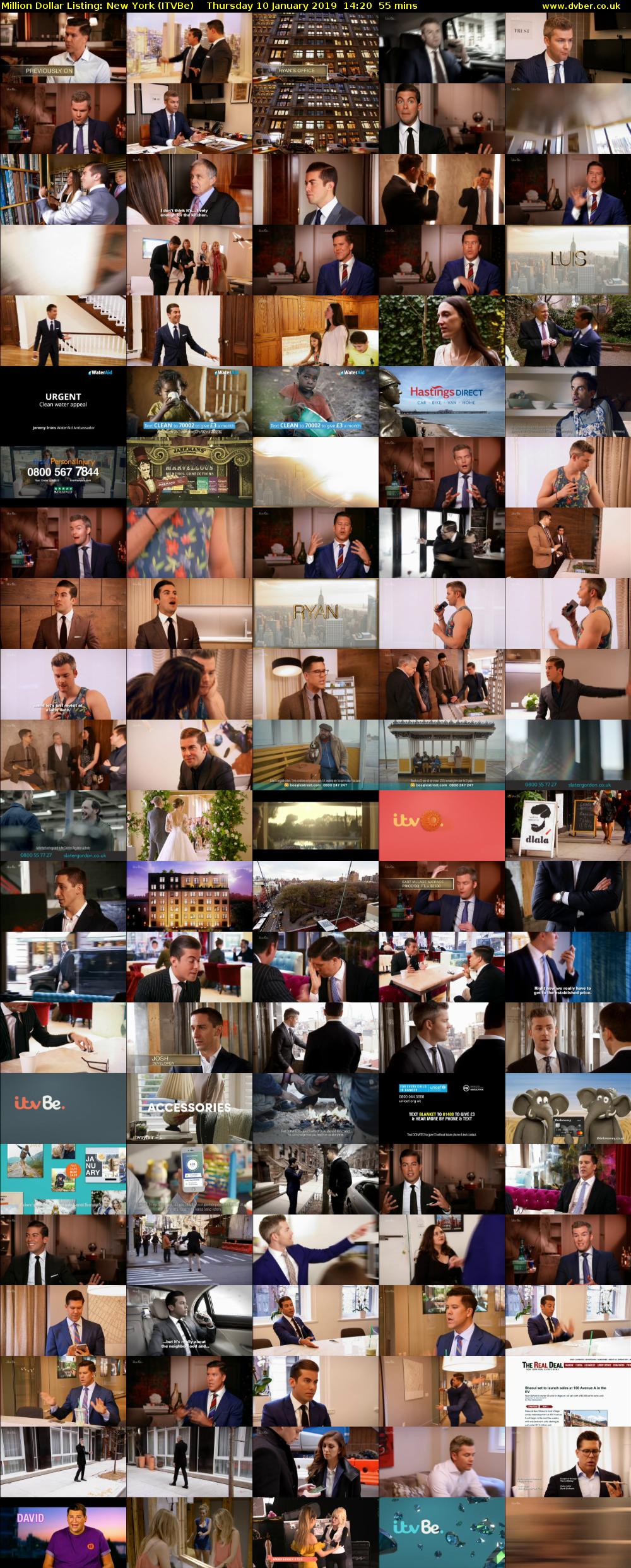 Million Dollar Listing: New York (ITVBe) Thursday 10 January 2019 14:20 - 15:15