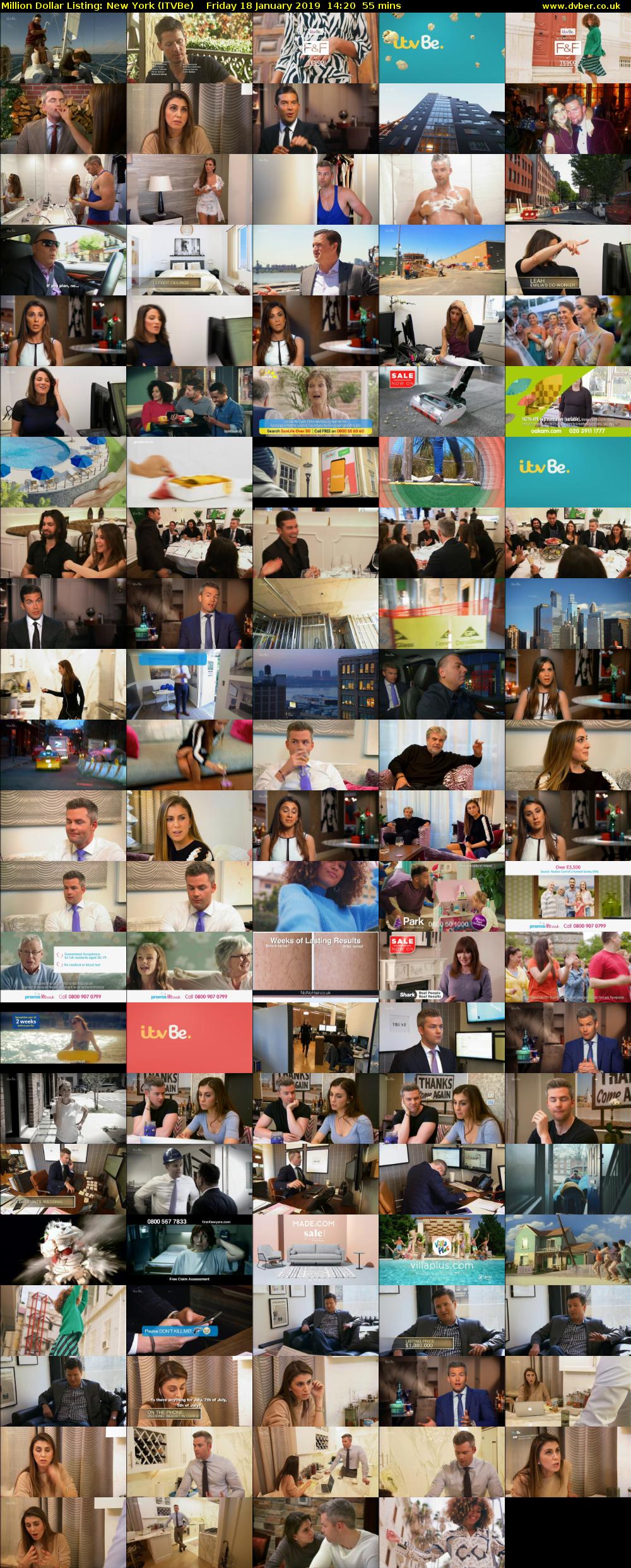 Million Dollar Listing: New York (ITVBe) Friday 18 January 2019 14:20 - 15:15