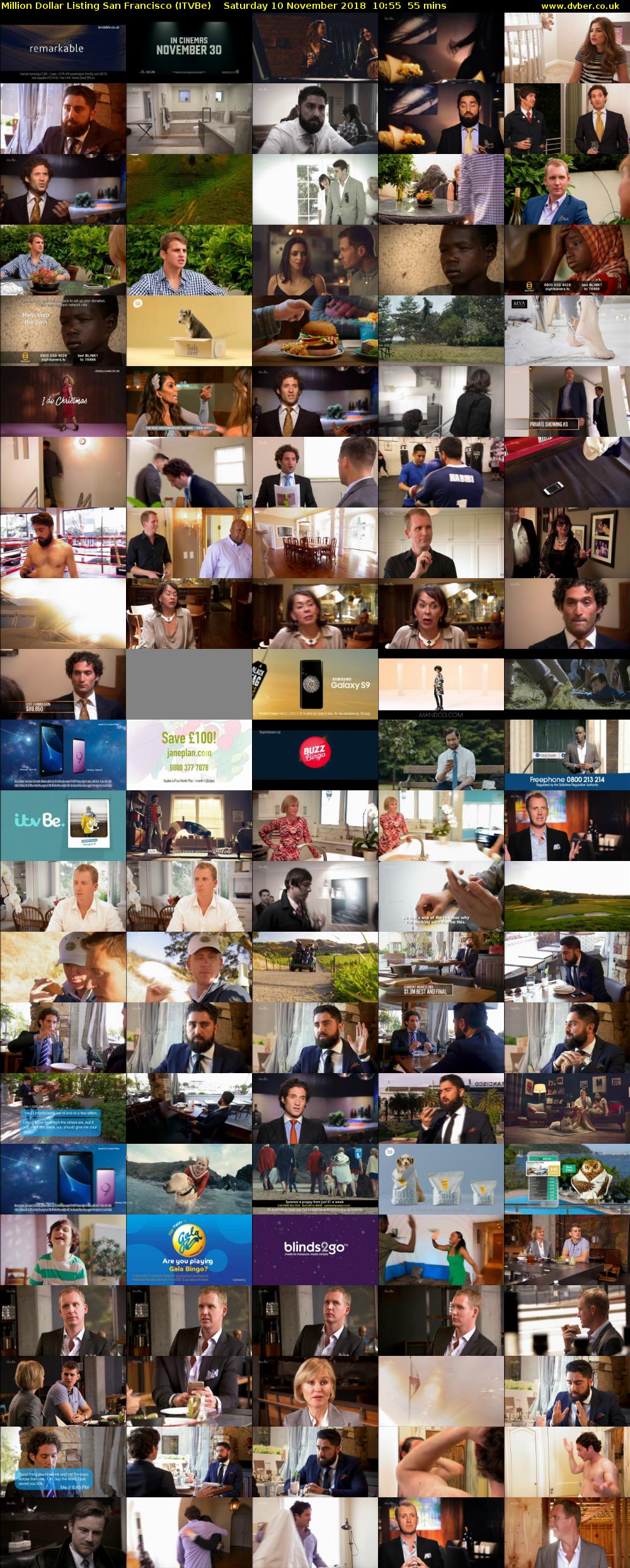 Million Dollar Listing San Francisco (ITVBe) Saturday 10 November 2018 10:55 - 11:50