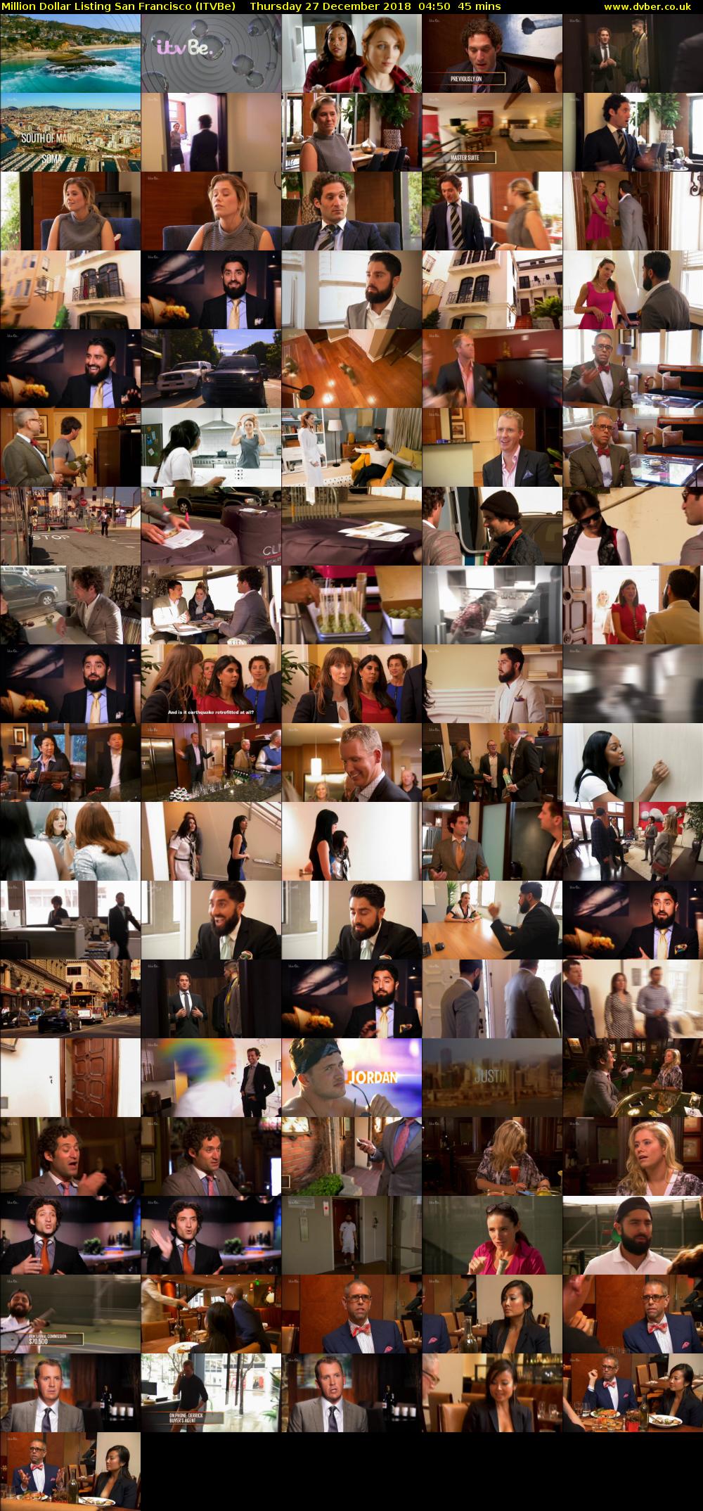 Million Dollar Listing San Francisco (ITVBe) Thursday 27 December 2018 04:50 - 05:35
