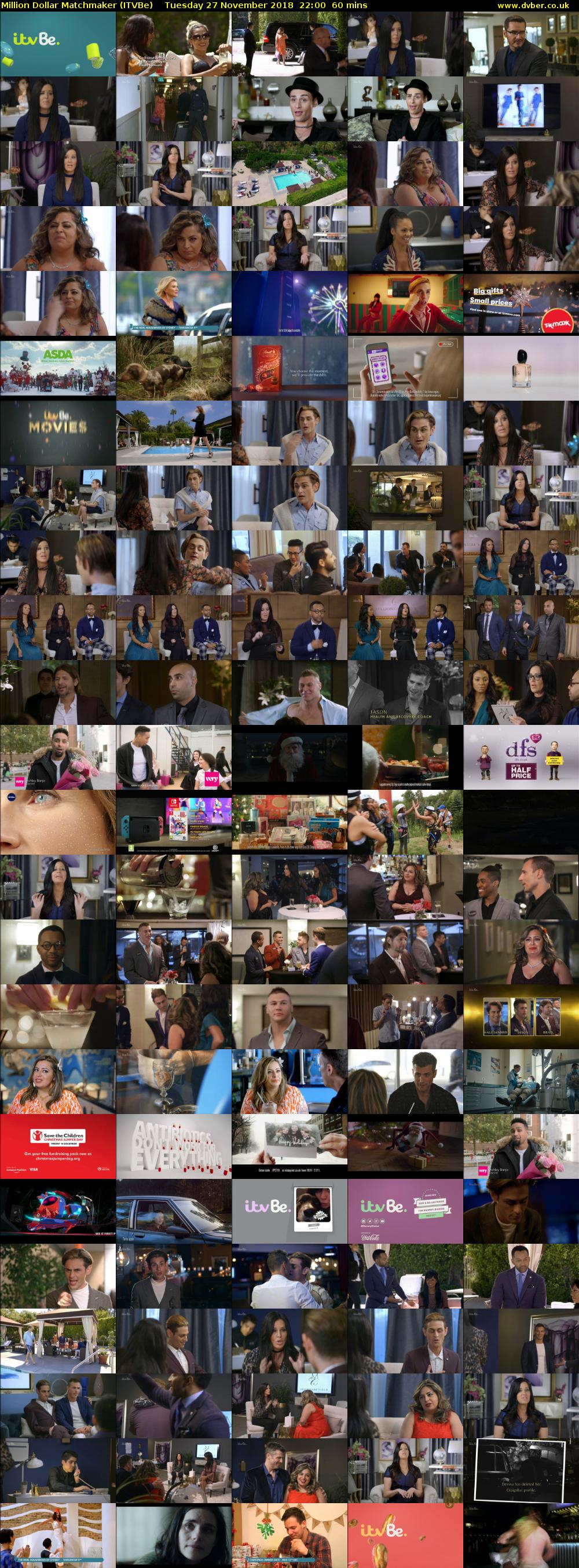 Million Dollar Matchmaker (ITVBe) Tuesday 27 November 2018 22:00 - 23:00