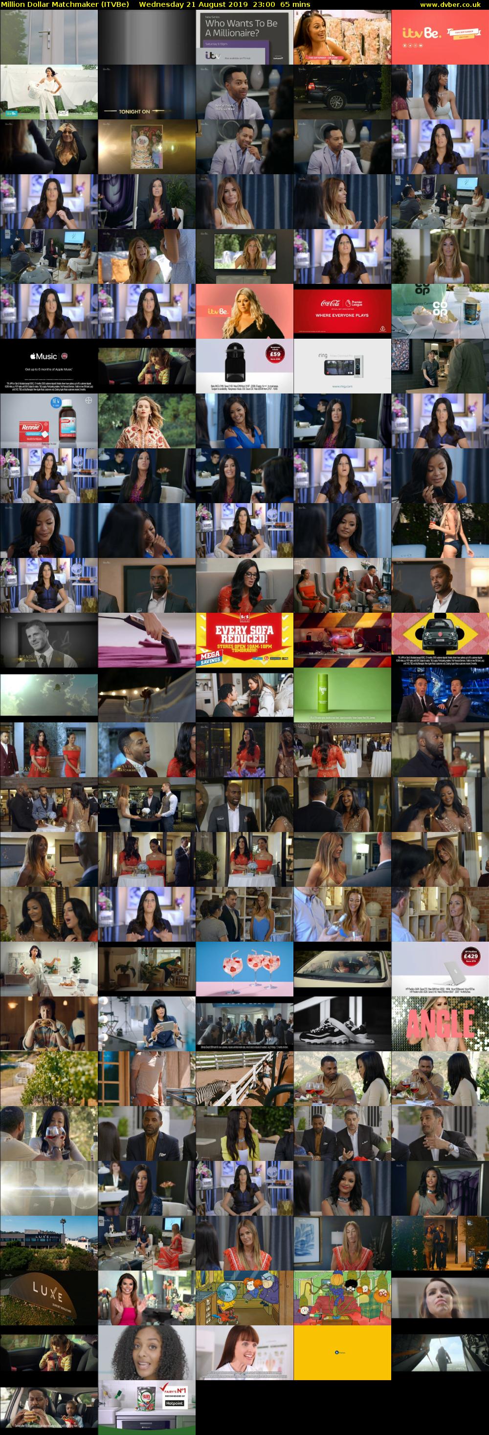 Million Dollar Matchmaker (ITVBe) Wednesday 21 August 2019 23:00 - 00:05