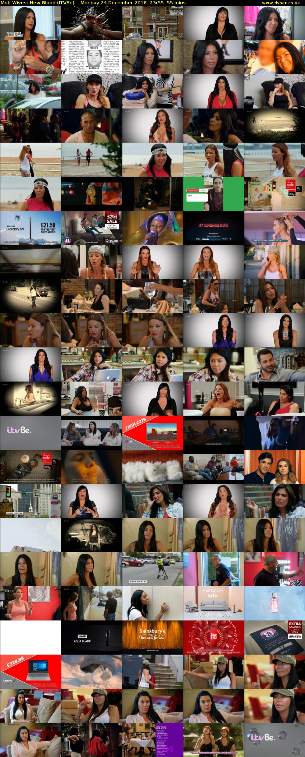 Mob Wives: New Blood (ITVBe) Monday 24 December 2018 23:55 - 00:50