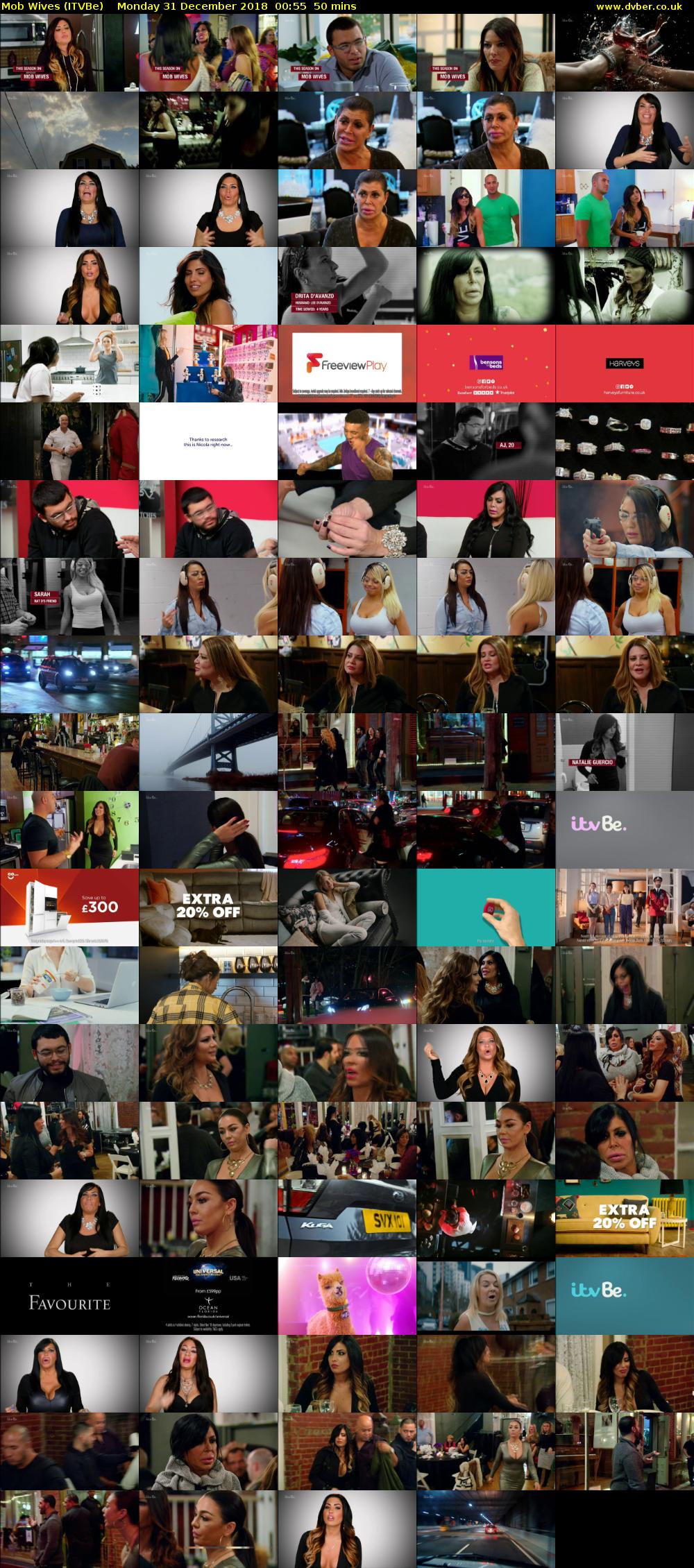 Mob Wives (ITVBe) Monday 31 December 2018 00:55 - 01:45