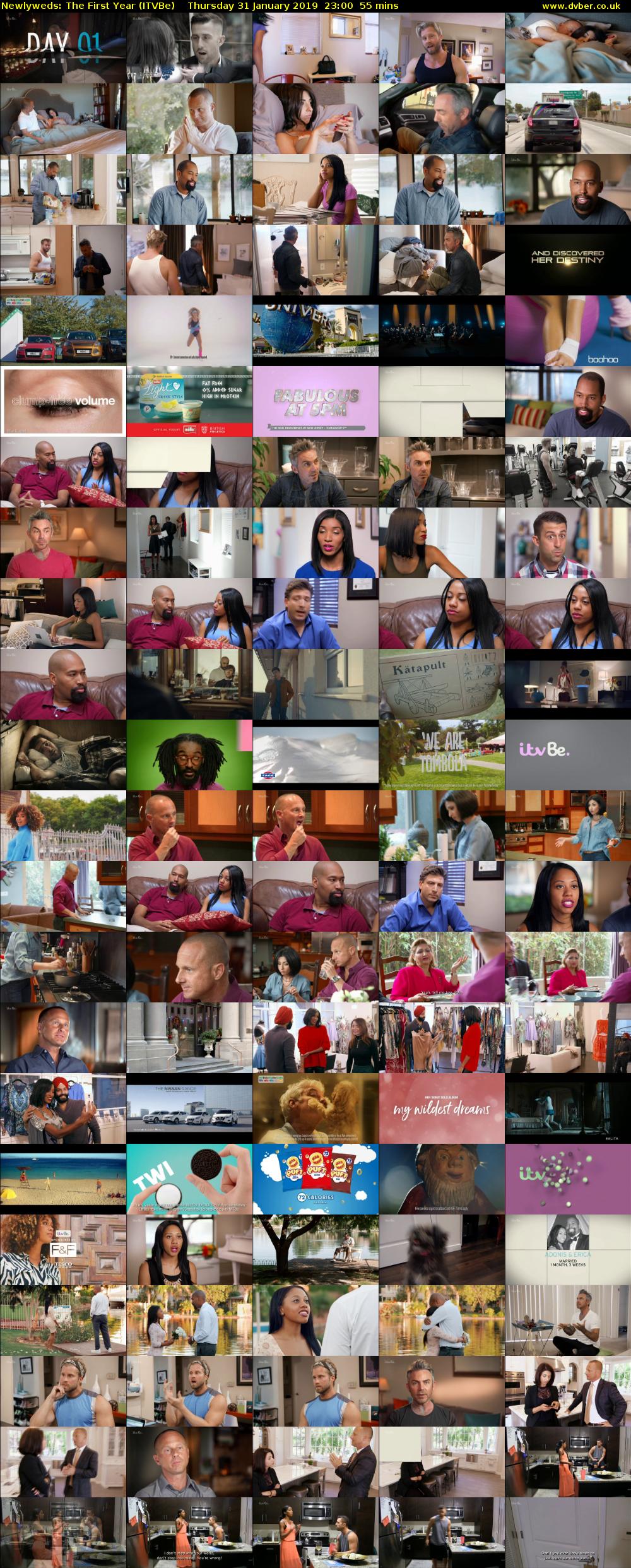 Newlyweds: The First Year (ITVBe) Thursday 31 January 2019 23:00 - 23:55