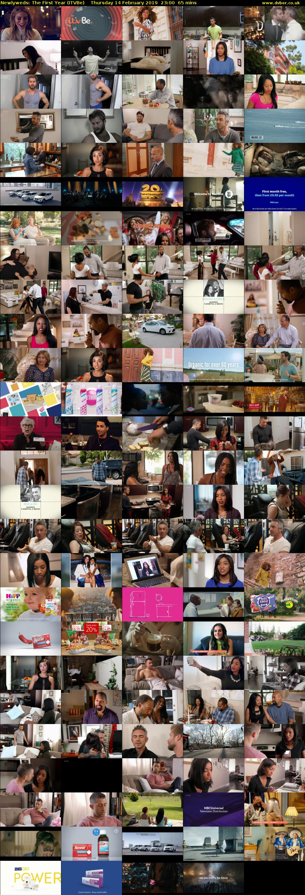 Newlyweds: The First Year (ITVBe) Thursday 14 February 2019 23:00 - 00:05