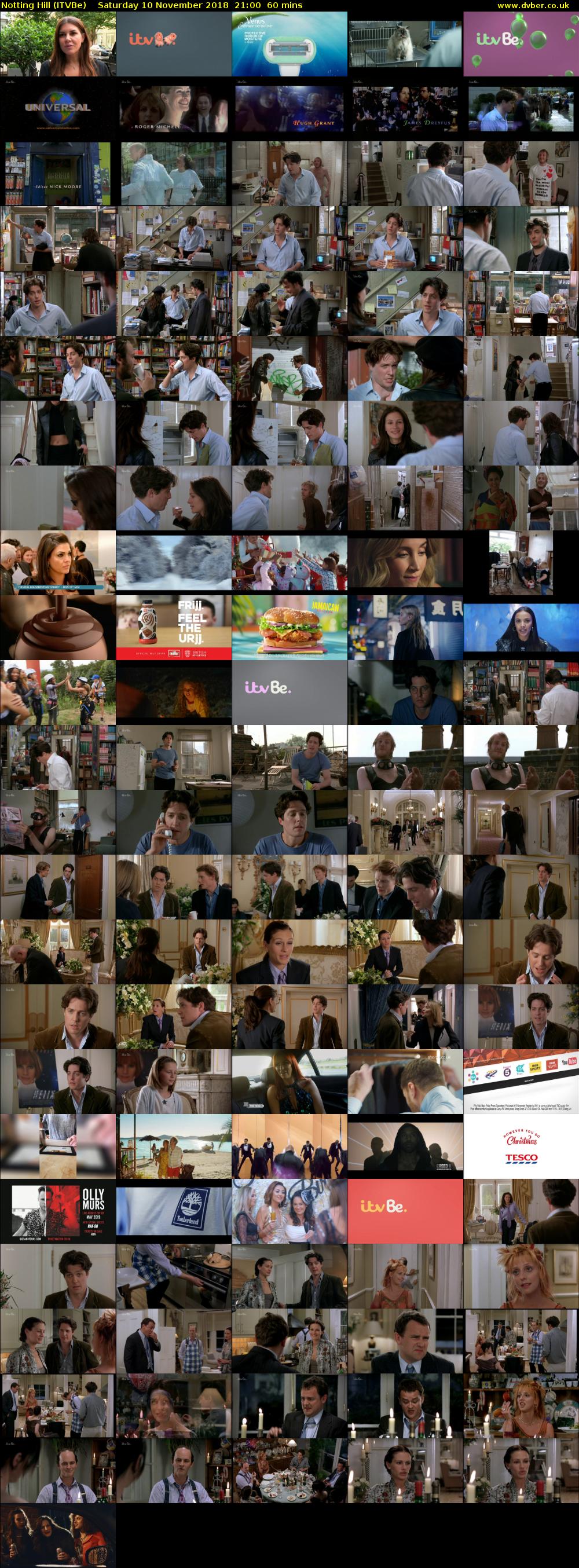 Notting Hill (ITVBe) Saturday 10 November 2018 21:00 - 22:00