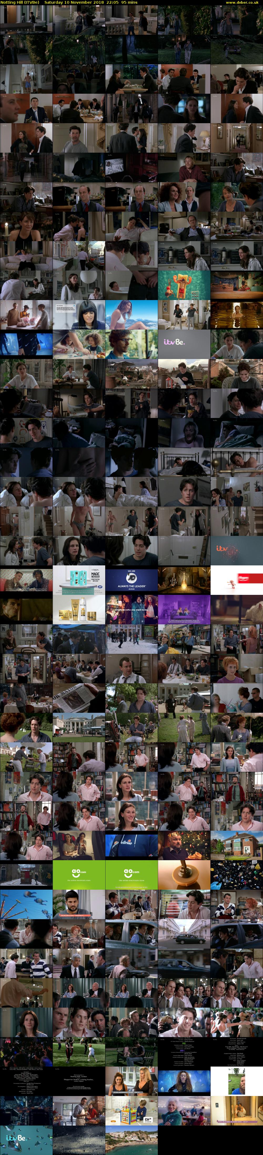 Notting Hill (ITVBe) Saturday 10 November 2018 22:05 - 23:40
