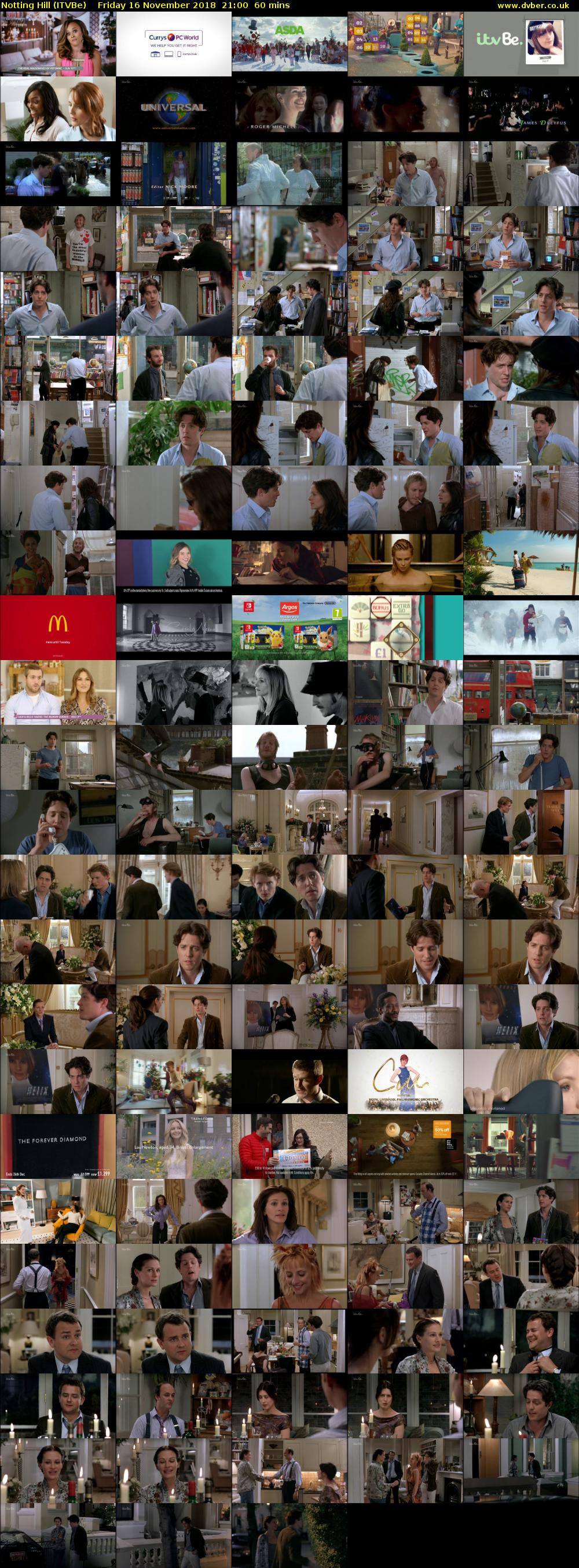 Notting Hill (ITVBe) Friday 16 November 2018 21:00 - 22:00