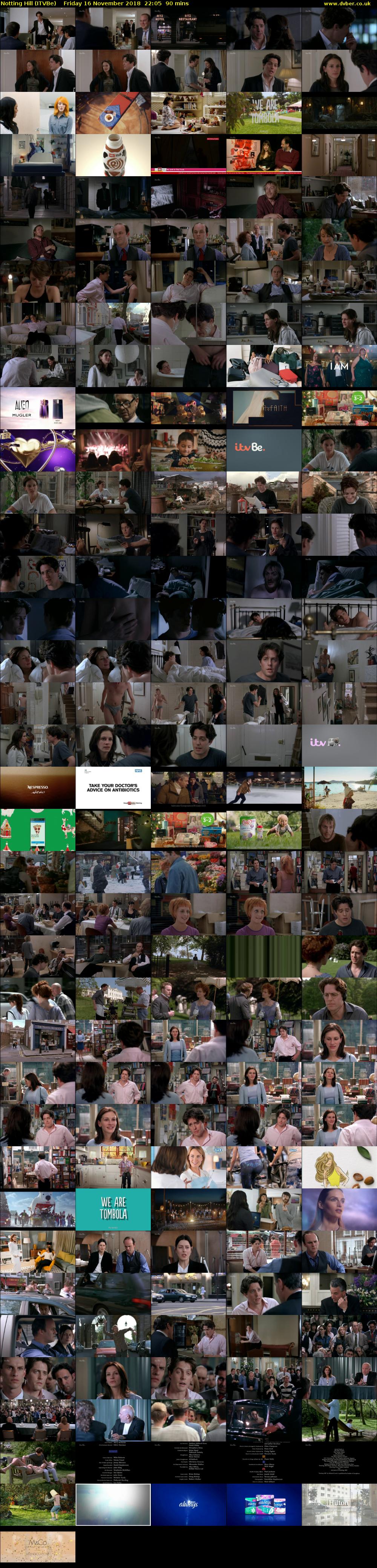 Notting Hill (ITVBe) Friday 16 November 2018 22:05 - 23:35