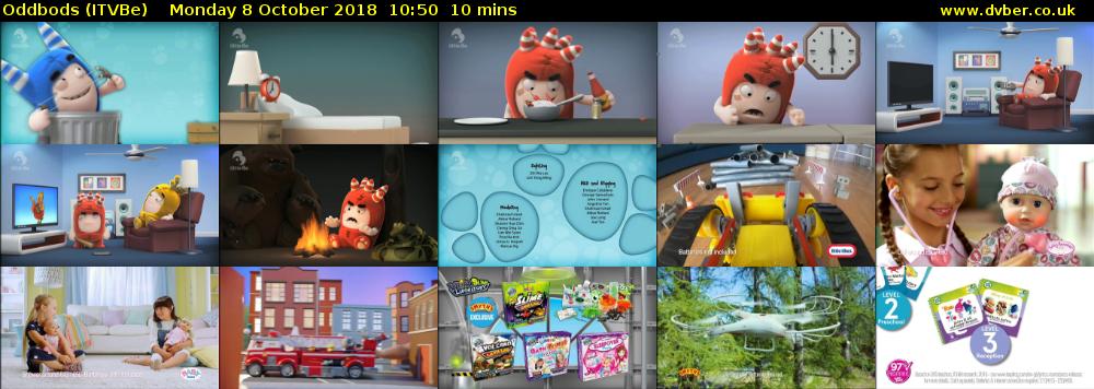 Oddbods (ITVBe) Monday 8 October 2018 10:50 - 11:00