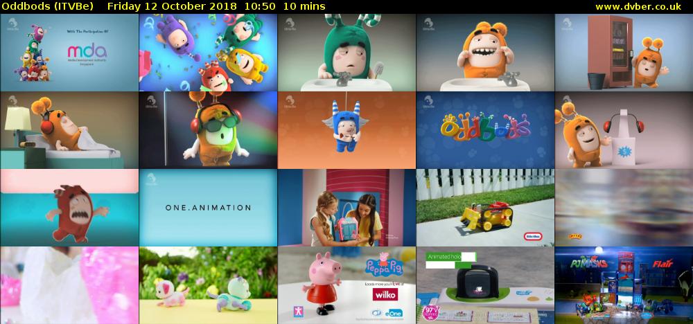 Oddbods (ITVBe) Friday 12 October 2018 10:50 - 11:00