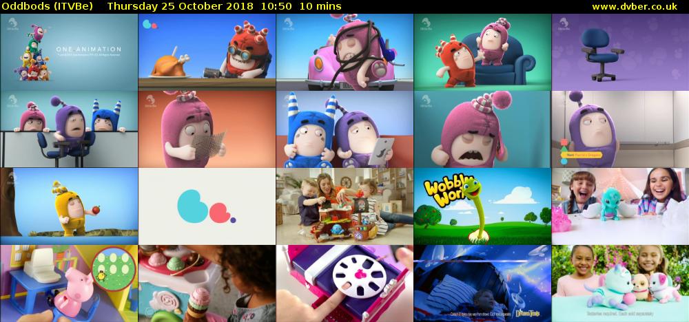 Oddbods (ITVBe) Thursday 25 October 2018 10:50 - 11:00