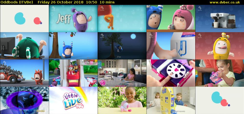 Oddbods (ITVBe) Friday 26 October 2018 10:50 - 11:00