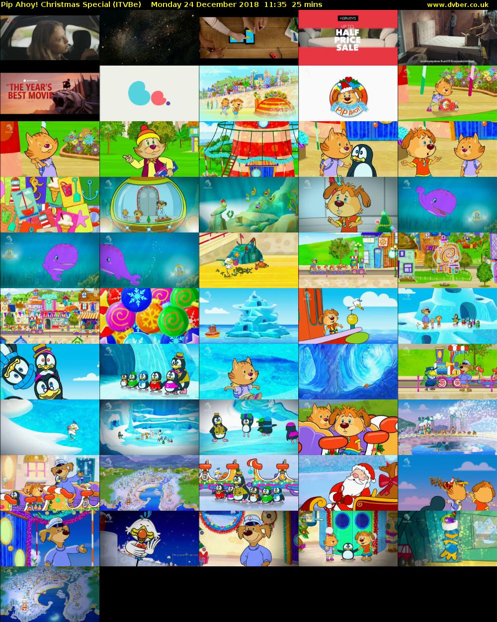 Pip Ahoy! Christmas Special (ITVBe) Monday 24 December 2018 11:35 - 12:00