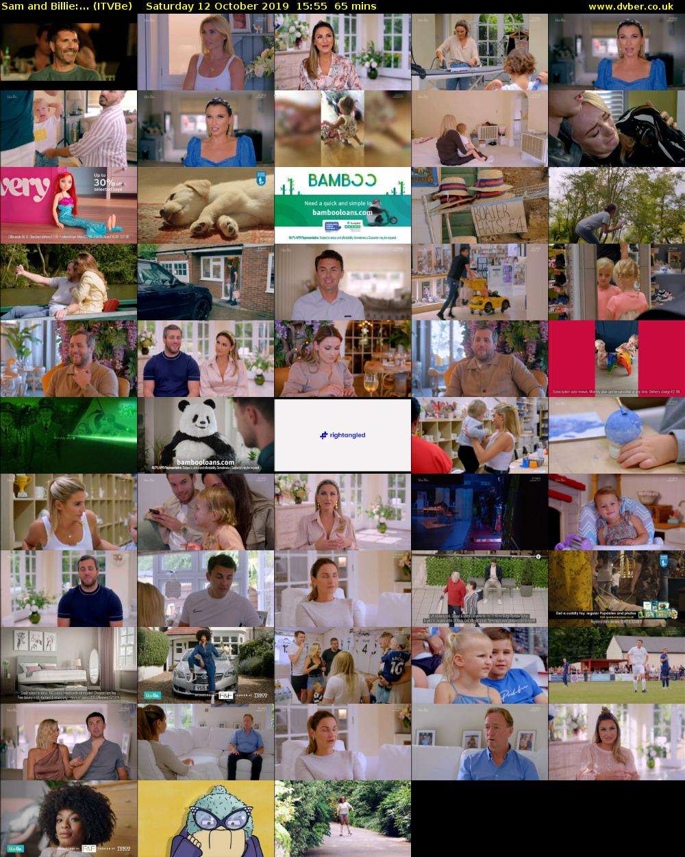 Sam and Billie:... (ITVBe) Saturday 12 October 2019 15:55 - 17:00