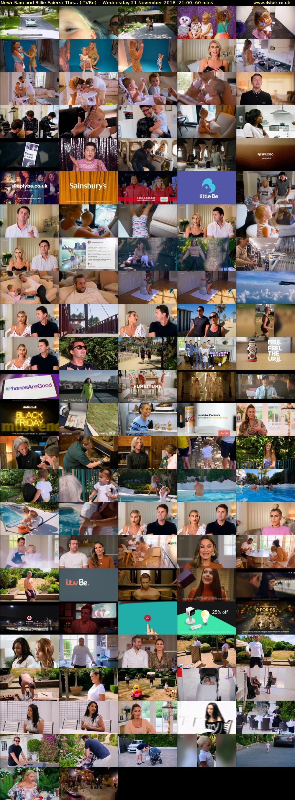 Sam and Billie Faiers: The... (ITVBe) Wednesday 21 November 2018 21:00 - 22:00