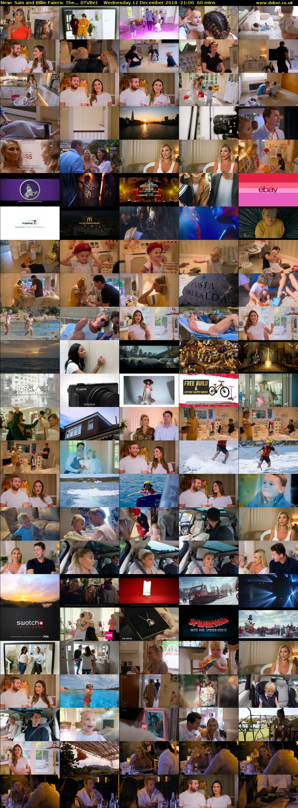 Sam and Billie Faiers: The... (ITVBe) Wednesday 12 December 2018 21:00 - 22:00