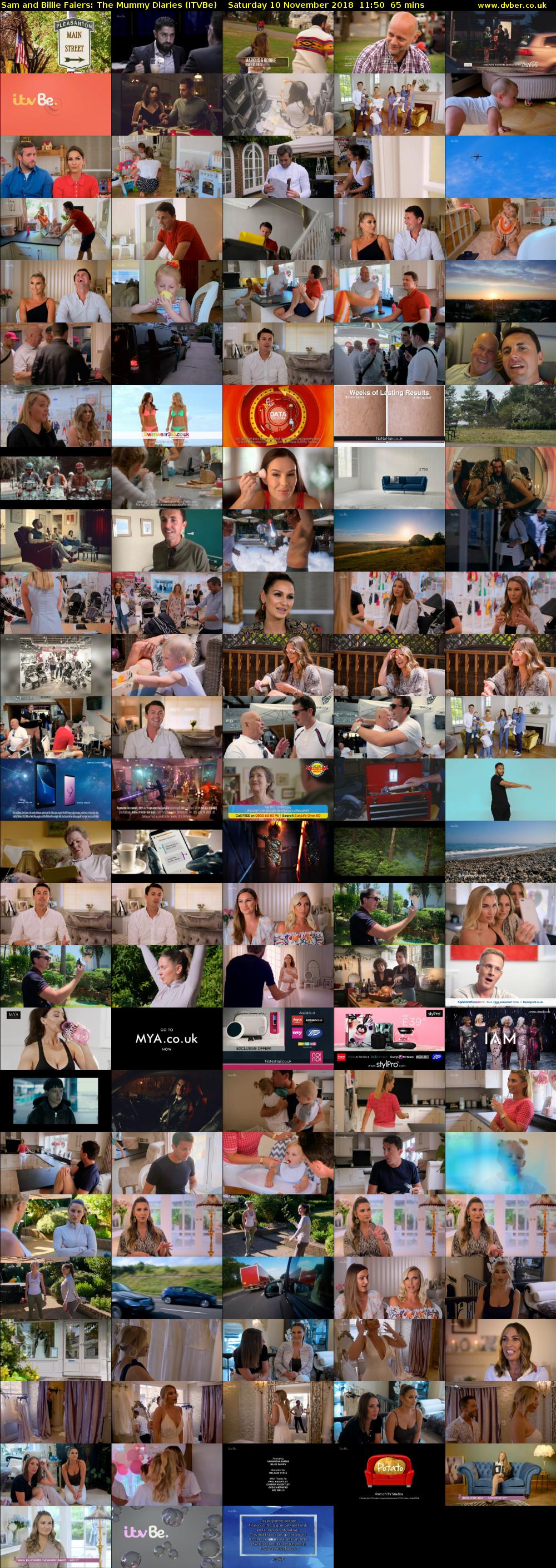 Sam and Billie Faiers: The Mummy Diaries (ITVBe) Saturday 10 November 2018 11:50 - 12:55