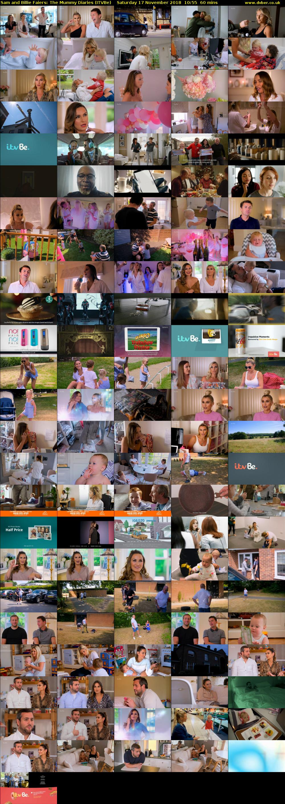 Sam and Billie Faiers: The Mummy Diaries (ITVBe) Saturday 17 November 2018 10:55 - 11:55