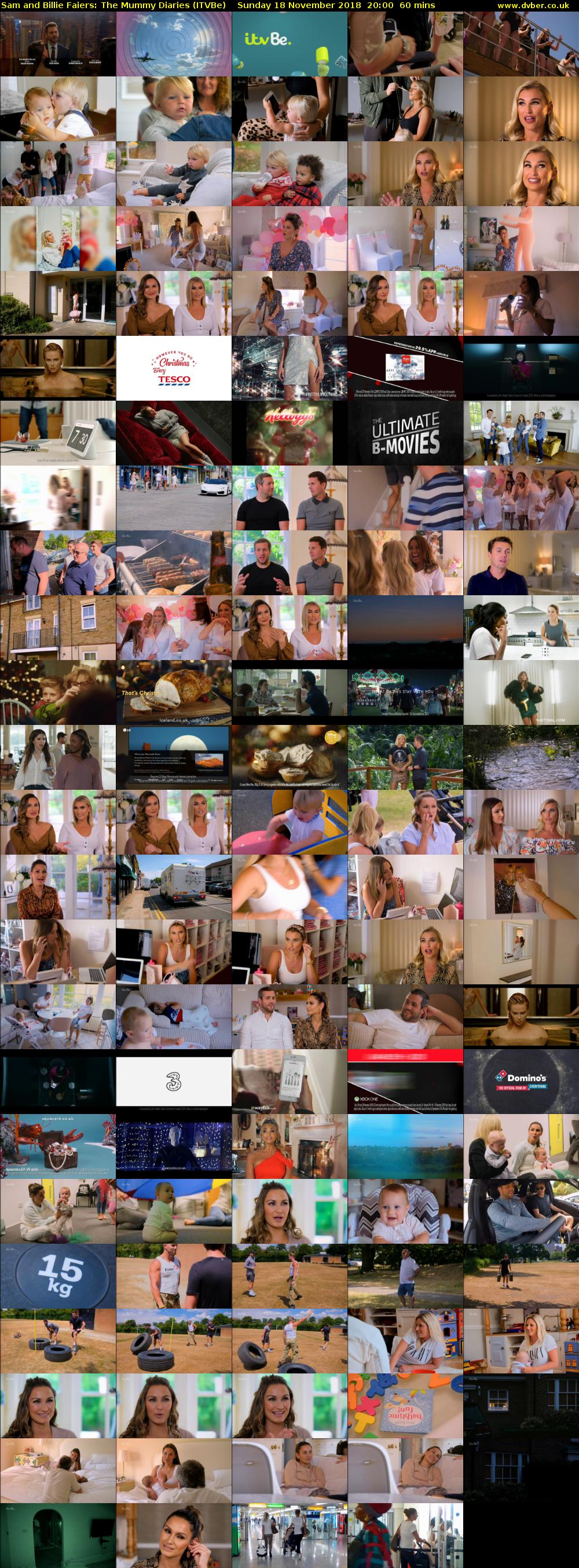 Sam and Billie Faiers: The Mummy Diaries (ITVBe) Sunday 18 November 2018 20:00 - 21:00