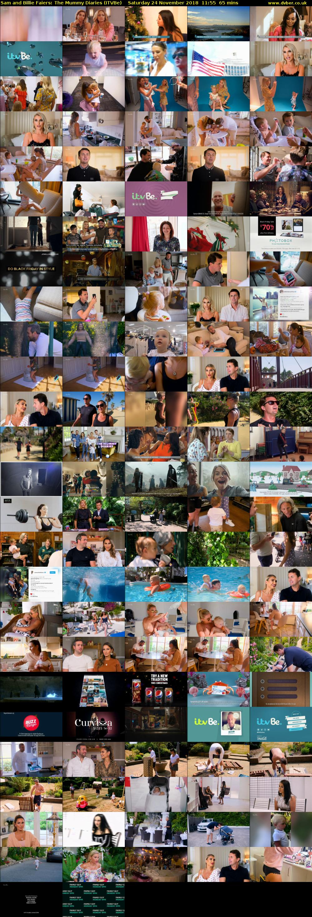 Sam and Billie Faiers: The Mummy Diaries (ITVBe) Saturday 24 November 2018 11:55 - 13:00