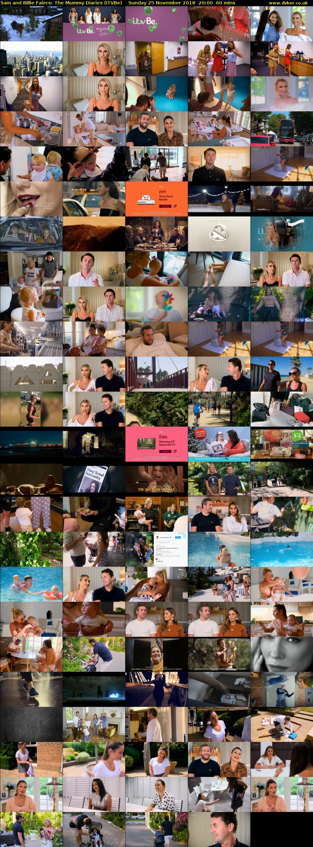 Sam and Billie Faiers: The Mummy Diaries (ITVBe) Sunday 25 November 2018 20:00 - 21:00