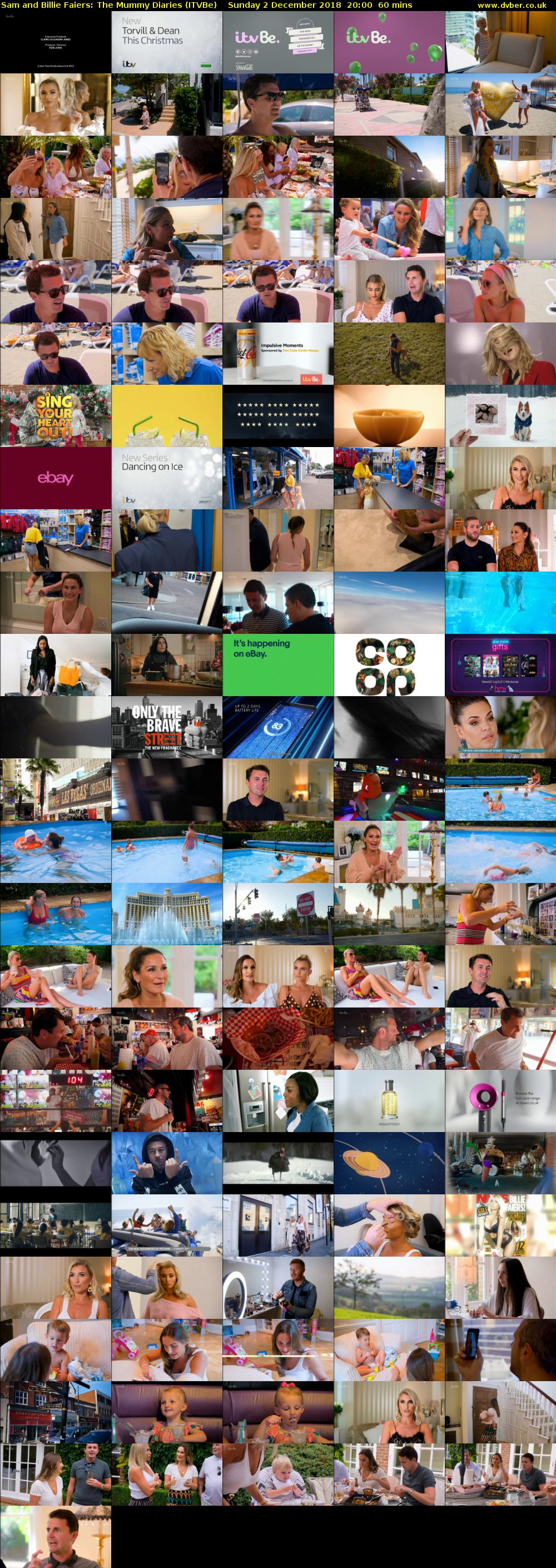 Sam and Billie Faiers: The Mummy Diaries (ITVBe) Sunday 2 December 2018 20:00 - 21:00