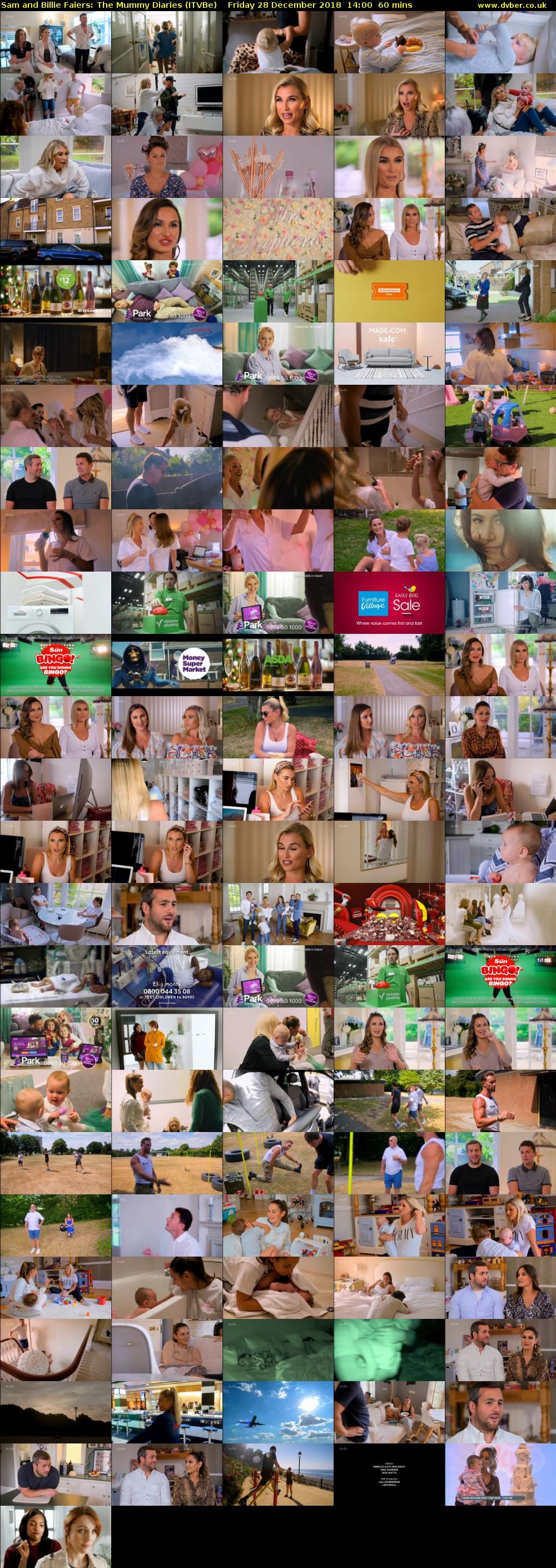 Sam and Billie Faiers: The Mummy Diaries (ITVBe) Friday 28 December 2018 14:00 - 15:00