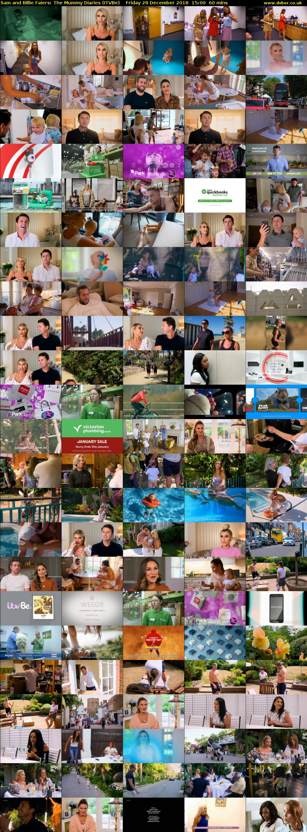 Sam and Billie Faiers: The Mummy Diaries (ITVBe) Friday 28 December 2018 15:00 - 16:00