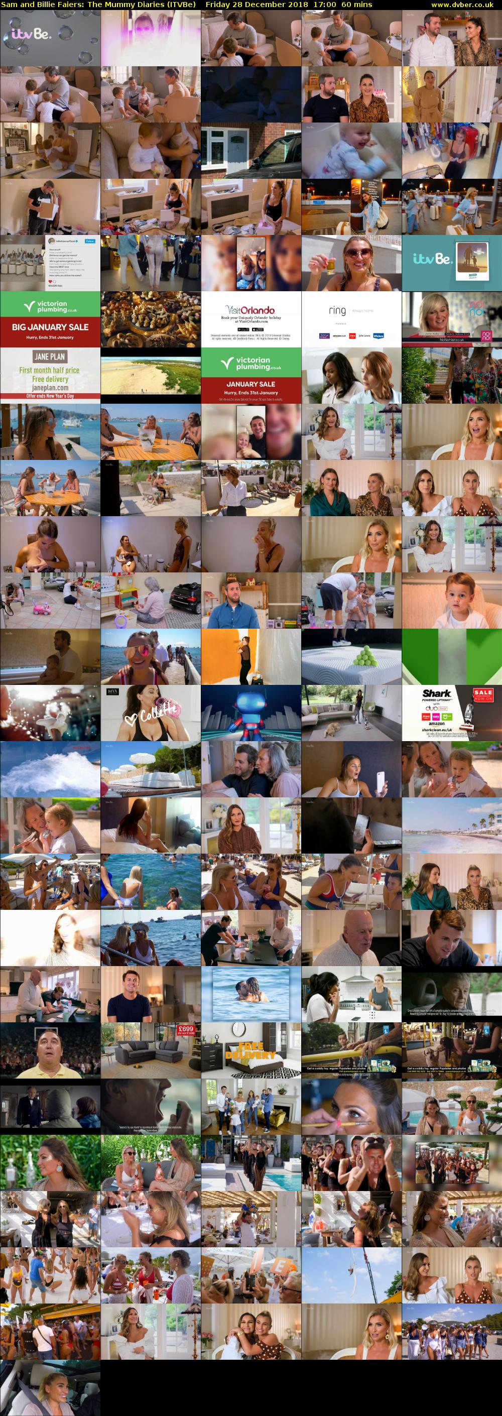 Sam and Billie Faiers: The Mummy Diaries (ITVBe) Friday 28 December 2018 17:00 - 18:00